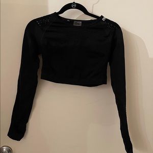Gymshark long sleeve workout top black